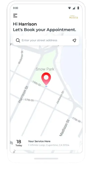 Medusa Auto Detailing mobile app