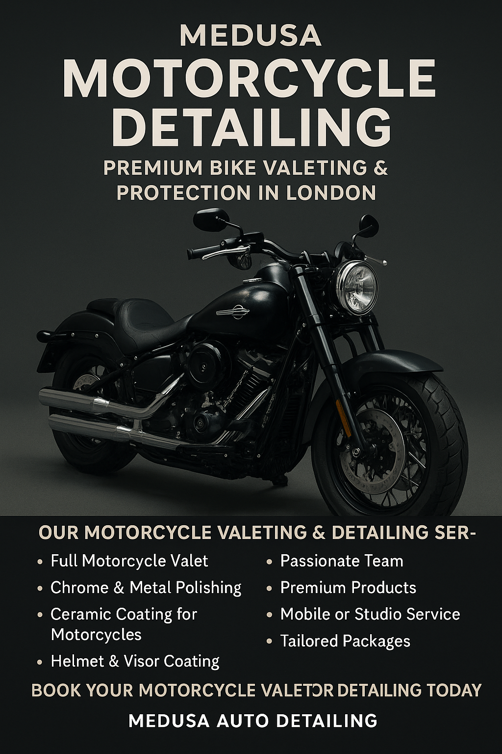 Medusa Motorcycle Detailing: Premium Bike Valeting & Protection in London