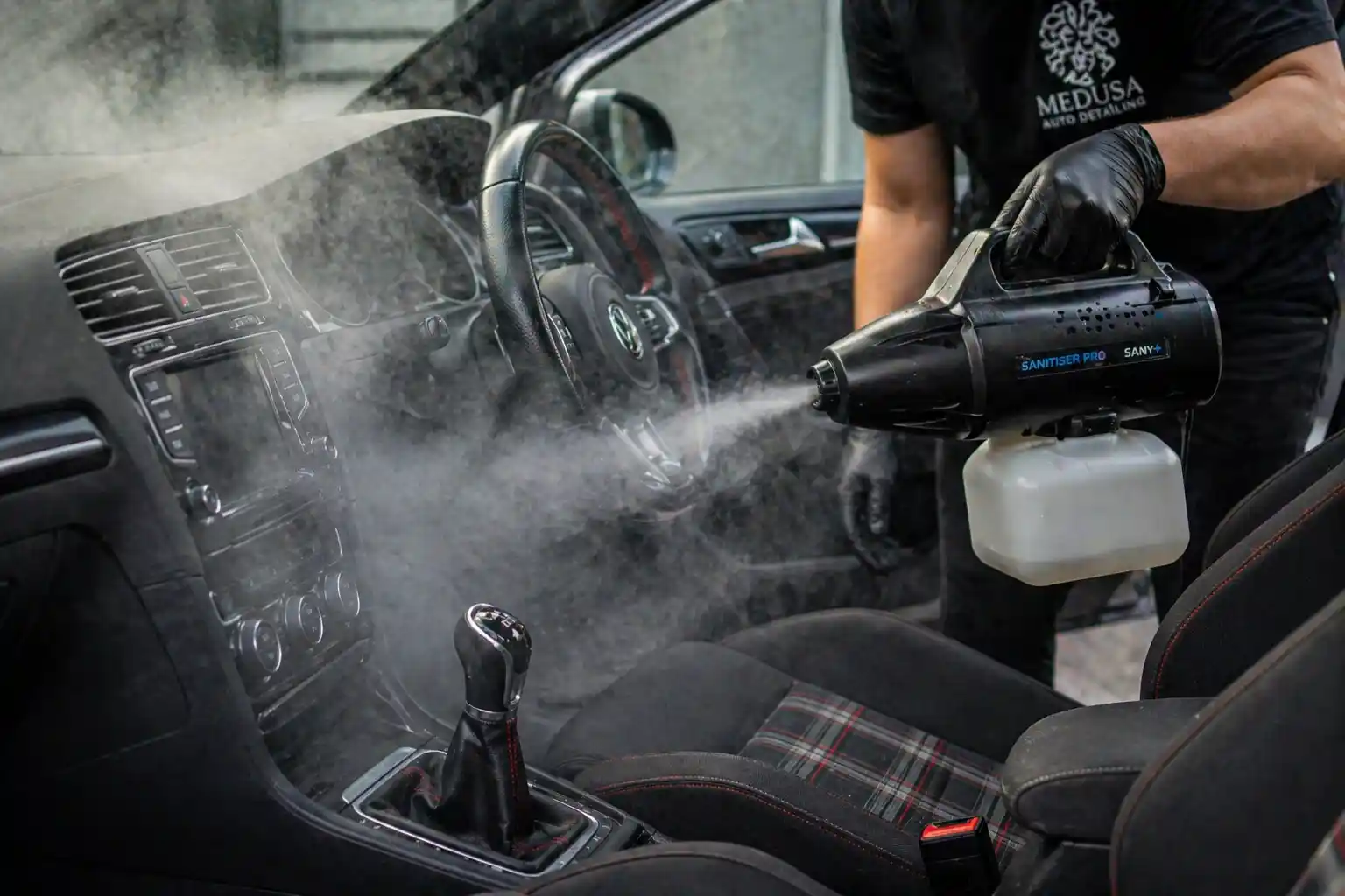 car interior sanitisation and odour removal treatment London