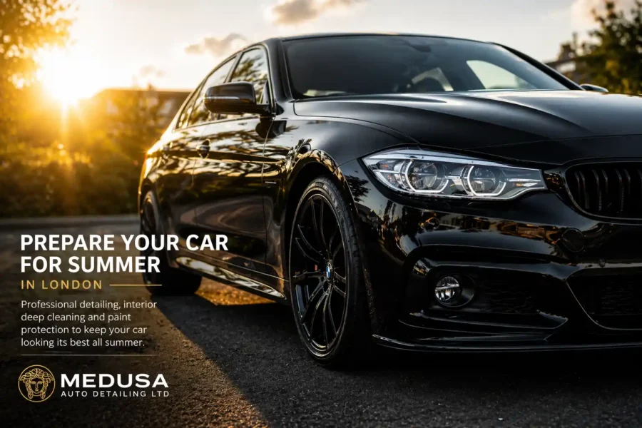 prepare your car for summer in London with professional mobile car detailing